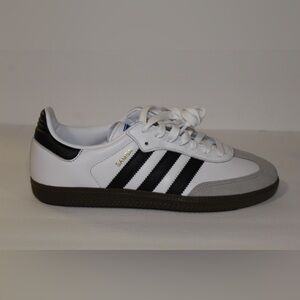 adidas Samba OG Low White Black Gum  - IE3675 Kids' Shoes size 7